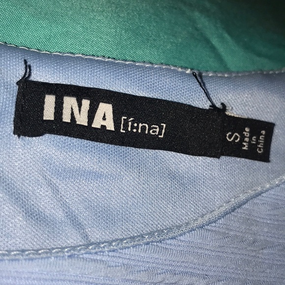 Blue dress ONLY WORN ONCE PERFECT CONDITION - Picture 4 of 6